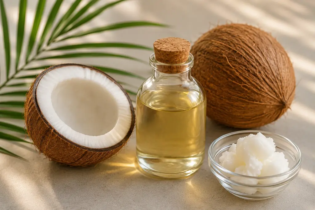 روغن نارگیل برای ماساژ و یوگای صورت