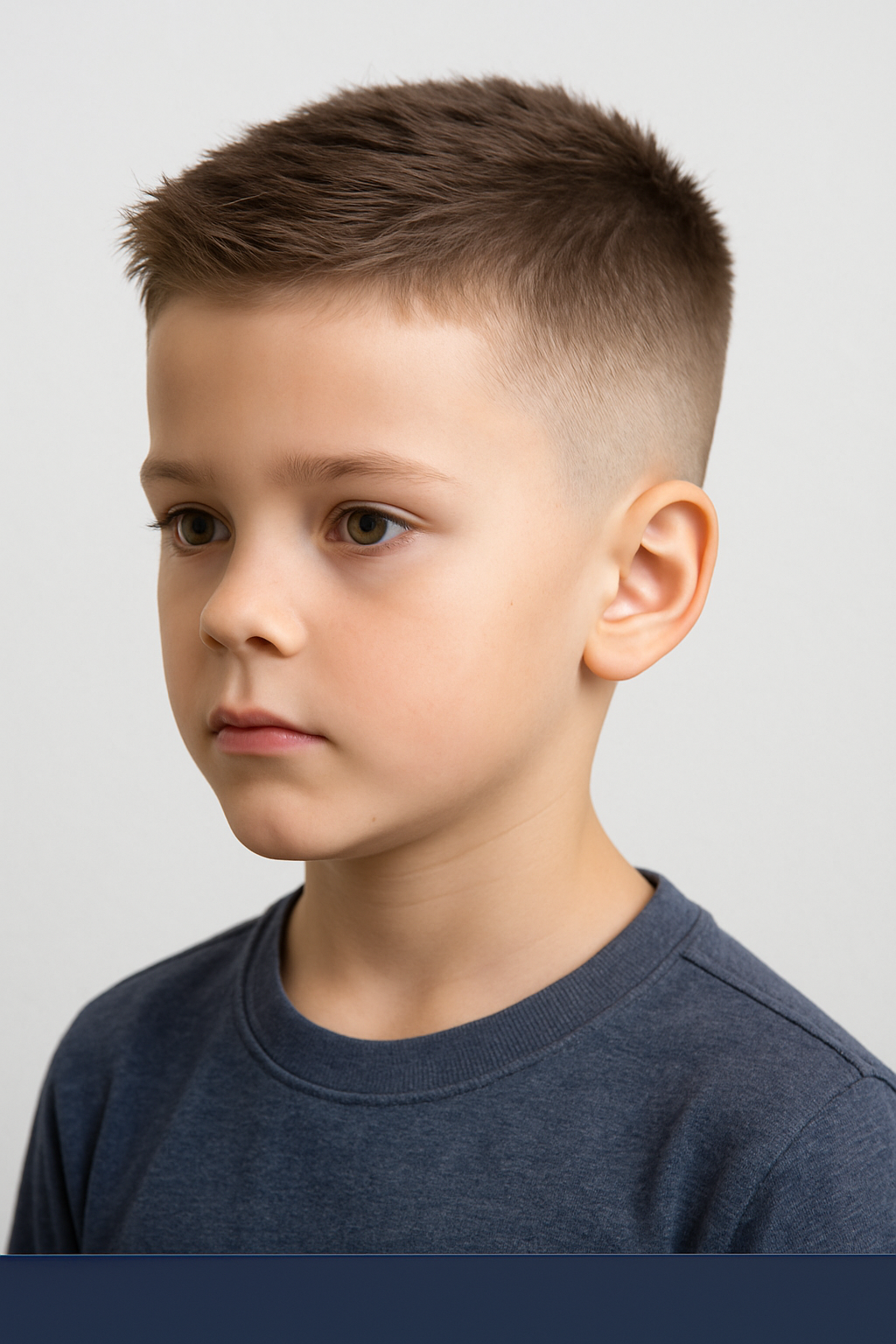 مدل موی پسرانه کروکات با فید سایه‌دار