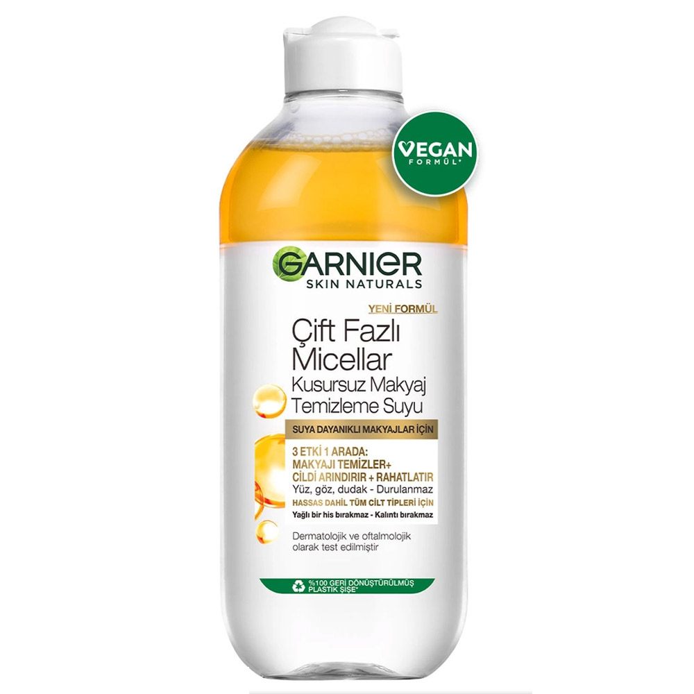 میسلار واتر دوفاز گارنیه مناسب انواع پوست