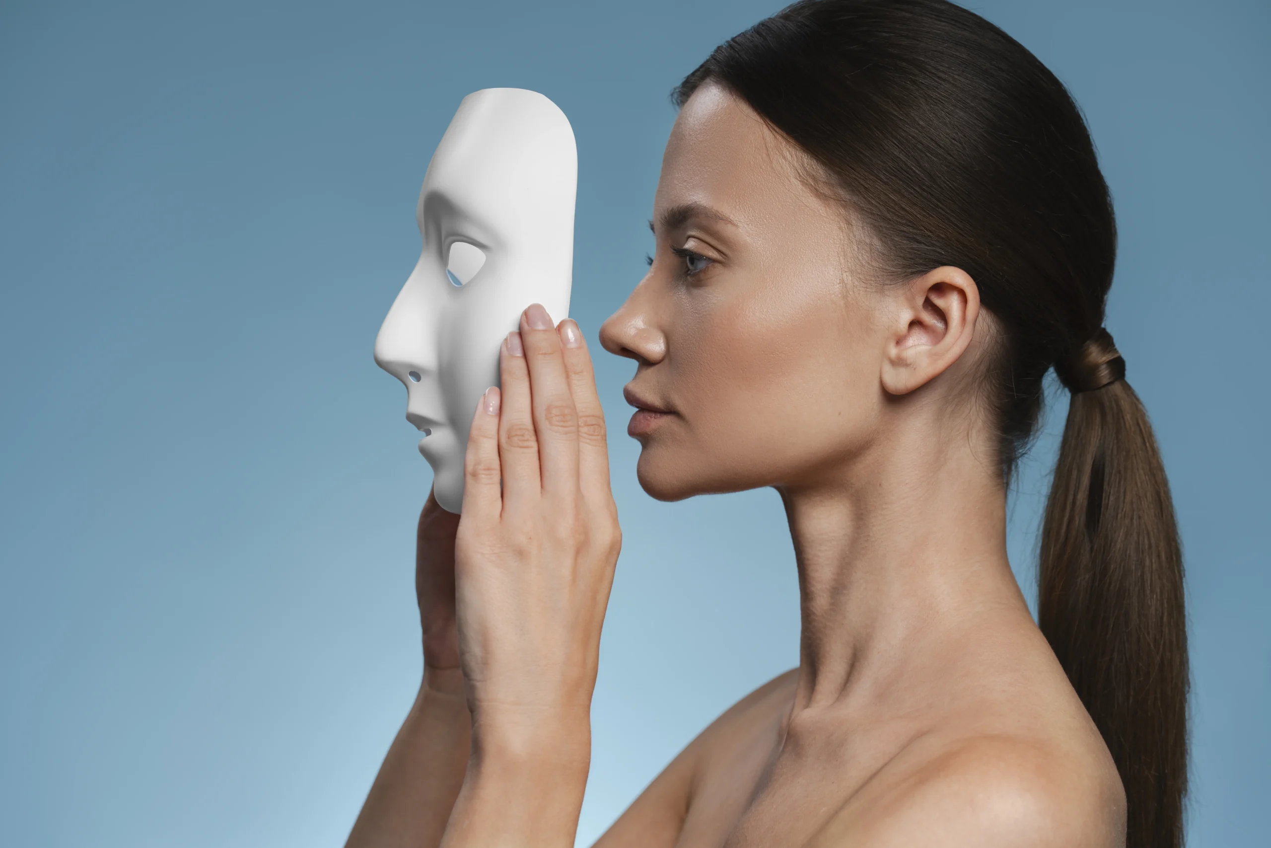 کانتور بینی گرد برای باریک نشان دادن با آرایش حرفه‌ای