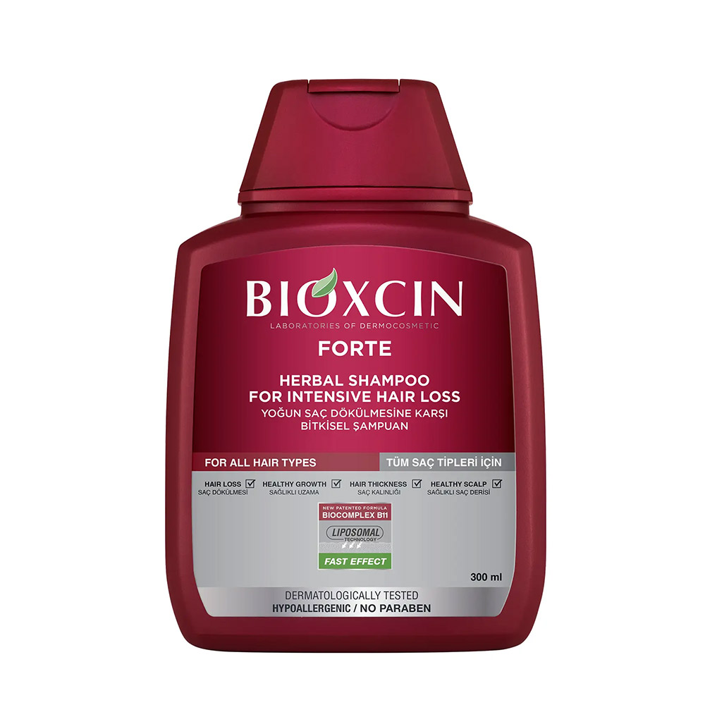 شامپو ضد ریزش گیاهی بیوکسین فورت ۳۰۰ میل