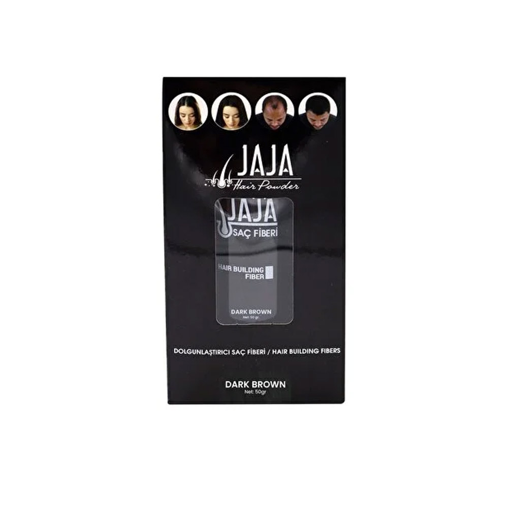 پودر تاپیک پرپشت کننده مو جاجا قهوه ای تیره