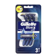 خودتراش سه‌لبه ژیلت Blue بسته 3 عددی