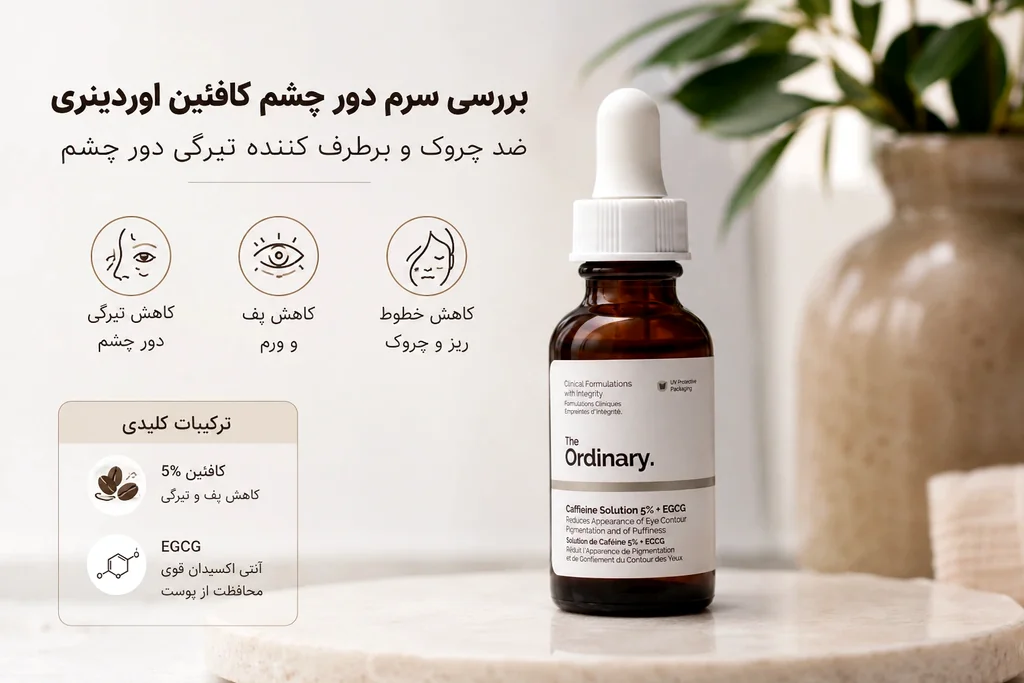 بررسی تاثیرگذاری سرم اوردینری کافئین